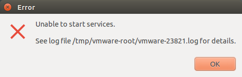 vmware-error
