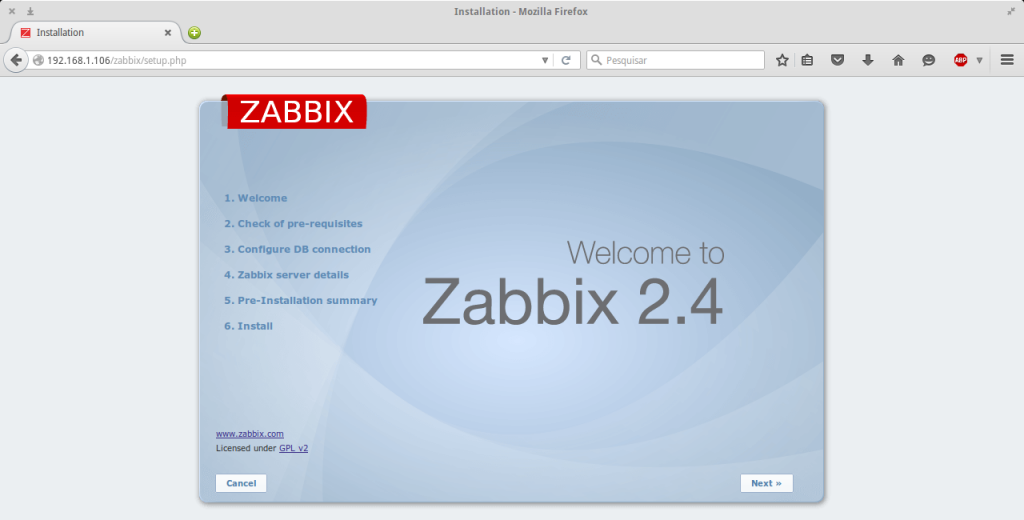 zabbix web 1