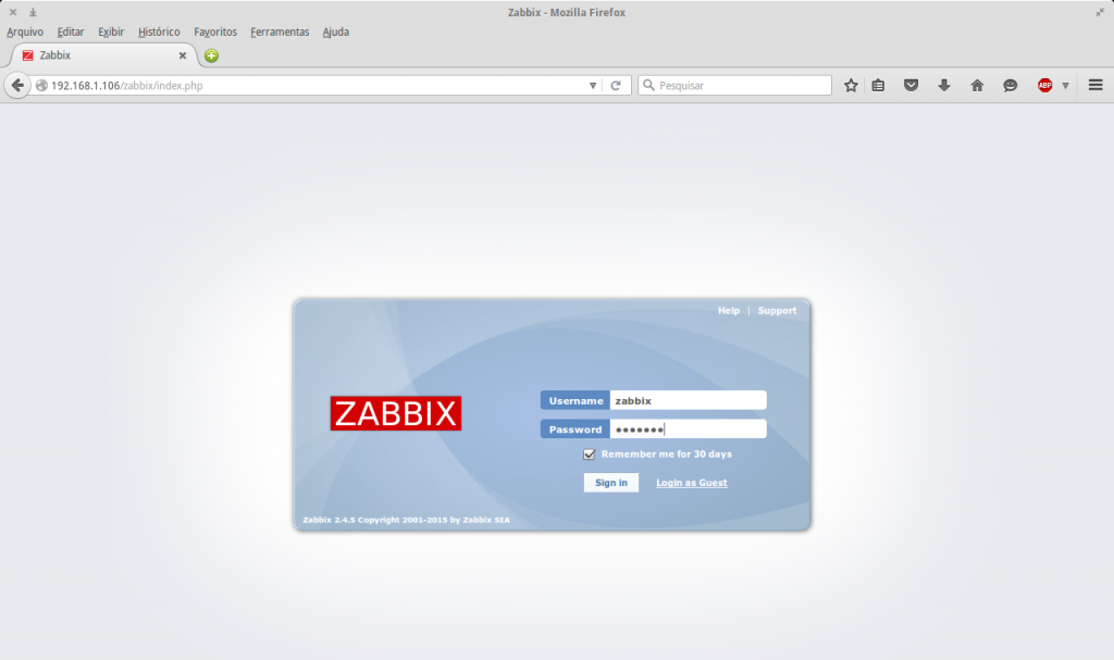 zabbix web 8