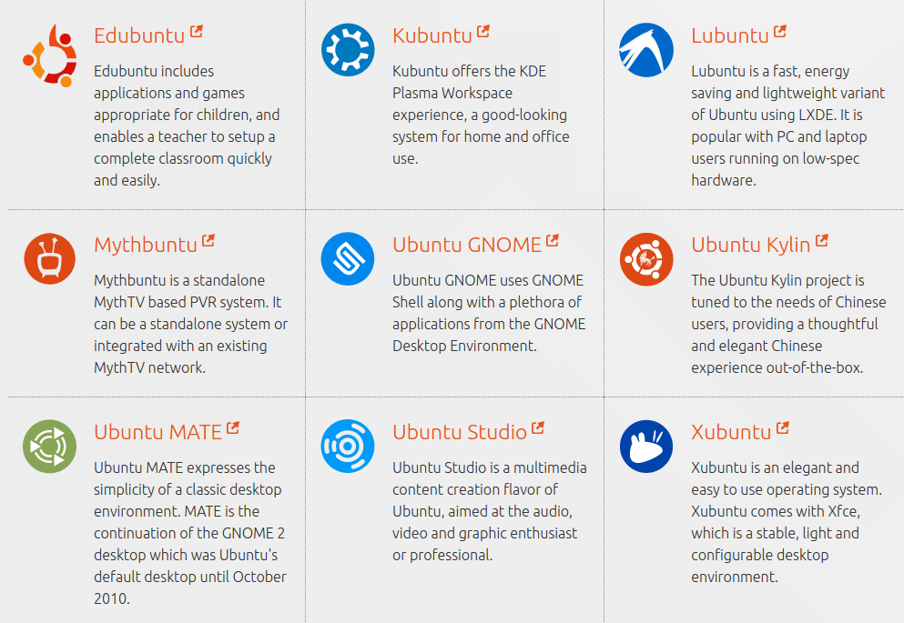 ubuntu-flavors